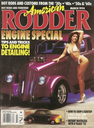 AMERICAN RODDER 1994 MAR - ENGINE TRICKS, TIPS & DETAILING, TRANNY COOLERS